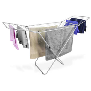 YUBELLES Clothes Drying Rack, Gullwing Laundry Rack, Collapsible