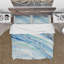 Blue Silver Spring I - Ensemble de housse de couette Modern Lake House - Microfibre de polyester-38759099