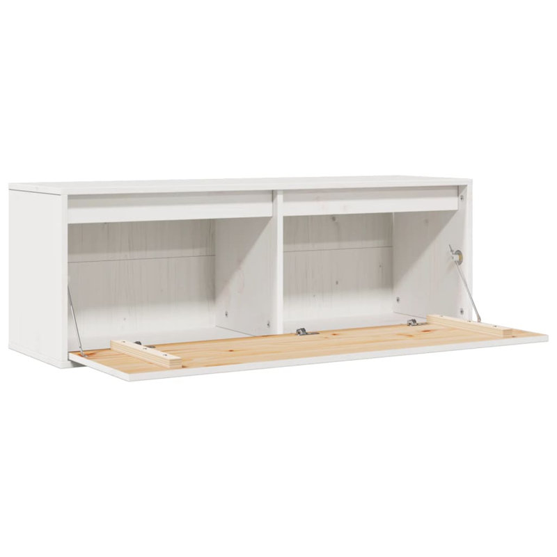 Narmada Bathroom Cabinet, White, 35cm H x 100cm W x 30cm D