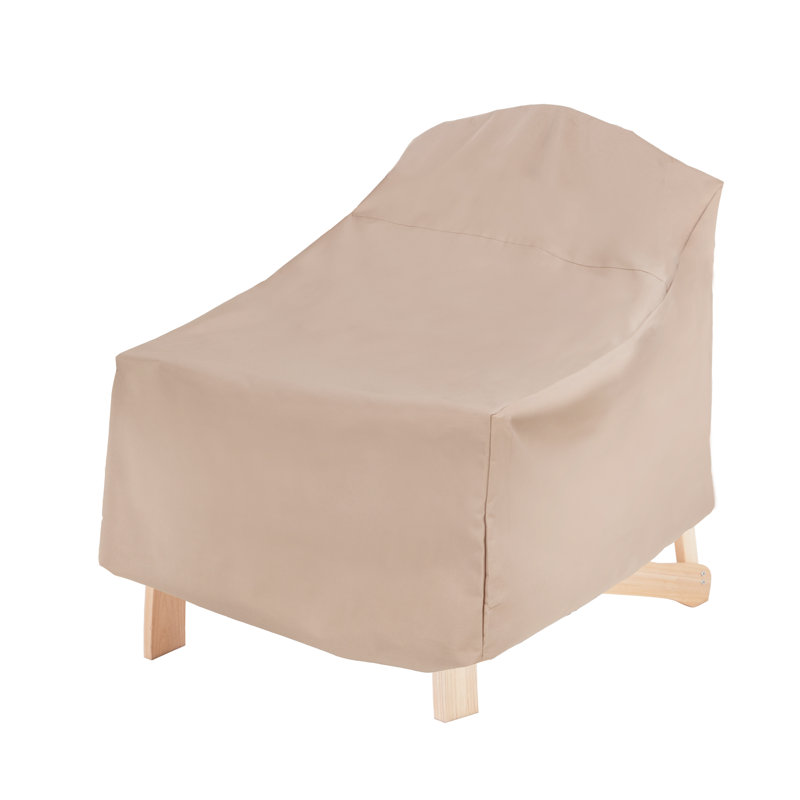 Modern Leisure Chalet Patio Adirondack Chair Cover, 31.5"L x 33.5"W x 36"H, Beige