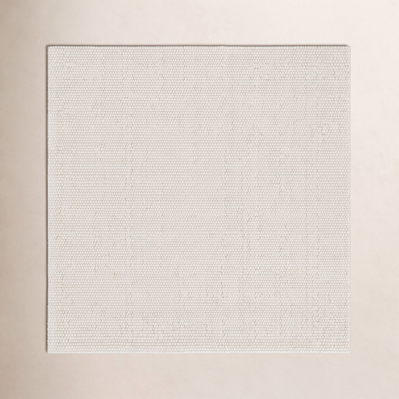 Elle Handmade Ivory Rug, Square 12'