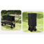 Outsunny Double Decker Folding Trolley Cart on Wheels, 200KG Capacity-2061448337