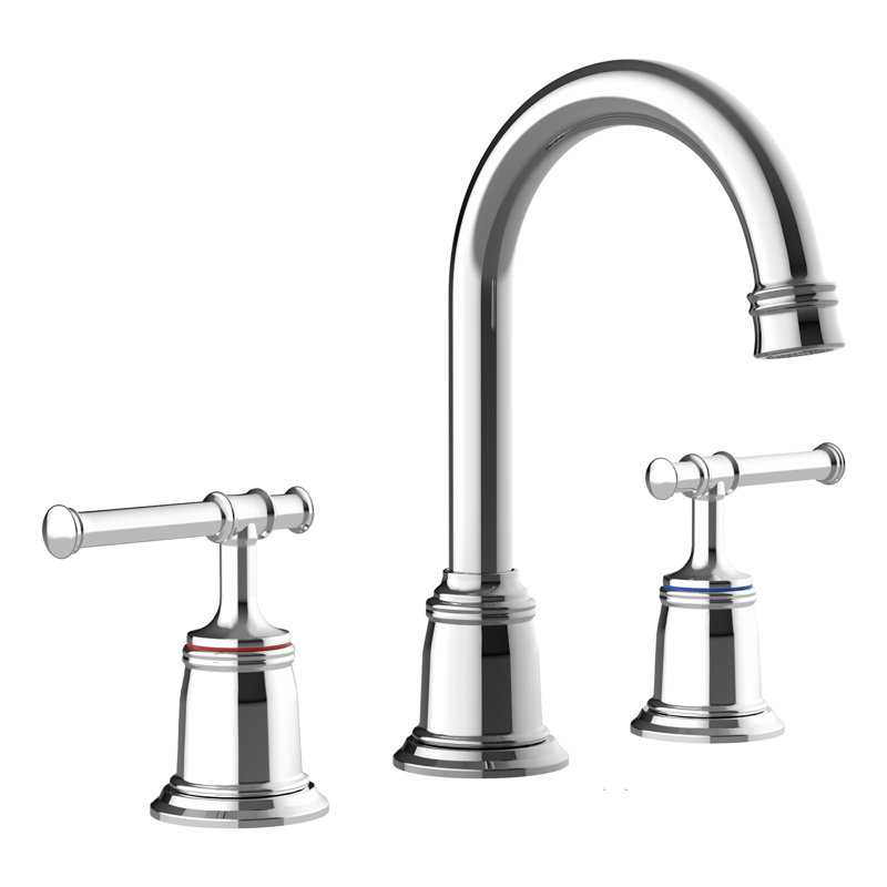 Robinets de salle de bain, robinet de salle de bain classique de 8 pouces avec bonde escamotable et tuyau sans plomb, 2 paquets
