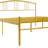 Full Size Metal Platform Bed Frame with Curved Headboard, Steel Slat Support, No Box Spring Needed, Modern Glam Style-1359367321