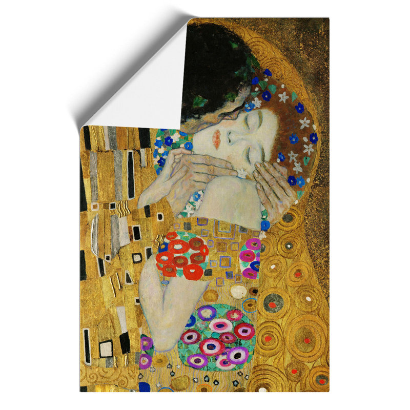 The Kiss Vol.3 by Gustav Klimt - No Frame Painting, 30cm H x 21cm W x 0.1cm D