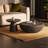 Round Coffee Table with Smooth Edges