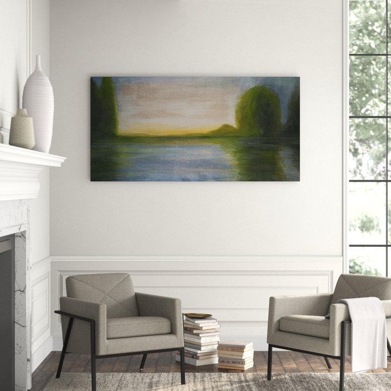 Stillouette Print by Leftbank Art, 36" H x 72" W x 1.5" D, Glass Coat