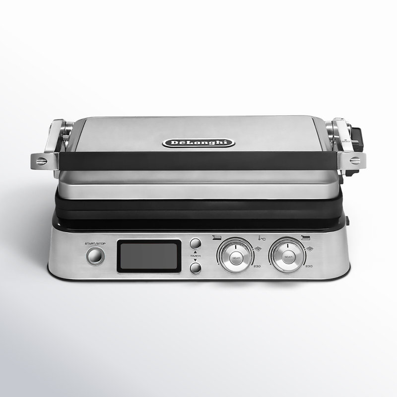 De'Longhi Livenza All Day Combination Contact Grill and Open Barbecue, Stainless Steel