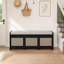 Banc de rangement pour hall d'entrée Vintage - 48 po-1135307079