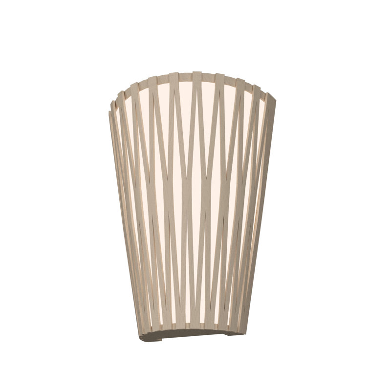 Living Hinges 1 - Light Flush Mounted Sconce, Organic Cappuccino