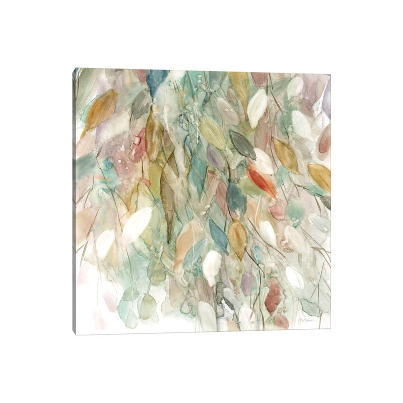 Rainy Cascade - Giclée sur toile tendue avec châssis, H 18 po x l 18 po