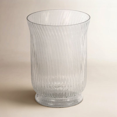 Perry Glass Hurricane Candle Holder