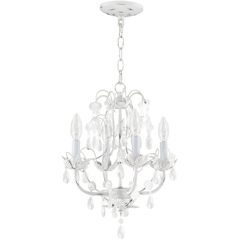 Lustre classique à 4 lumières de style bougie Escarpita