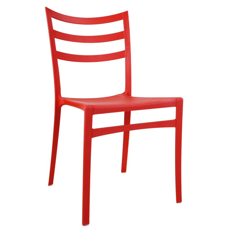 Chaise de patio Cisneros, Rouge