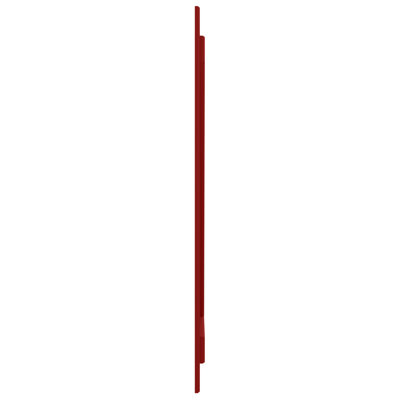 Volets en composite à deux planches avec barre en Z EnduraCore l 10 3/4 po x H 52 po, rouge feu (par paire - quincaillerie non incluse)