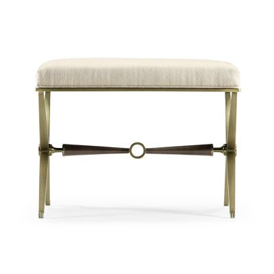 Sowter Cotton Blend Upholstered Bench