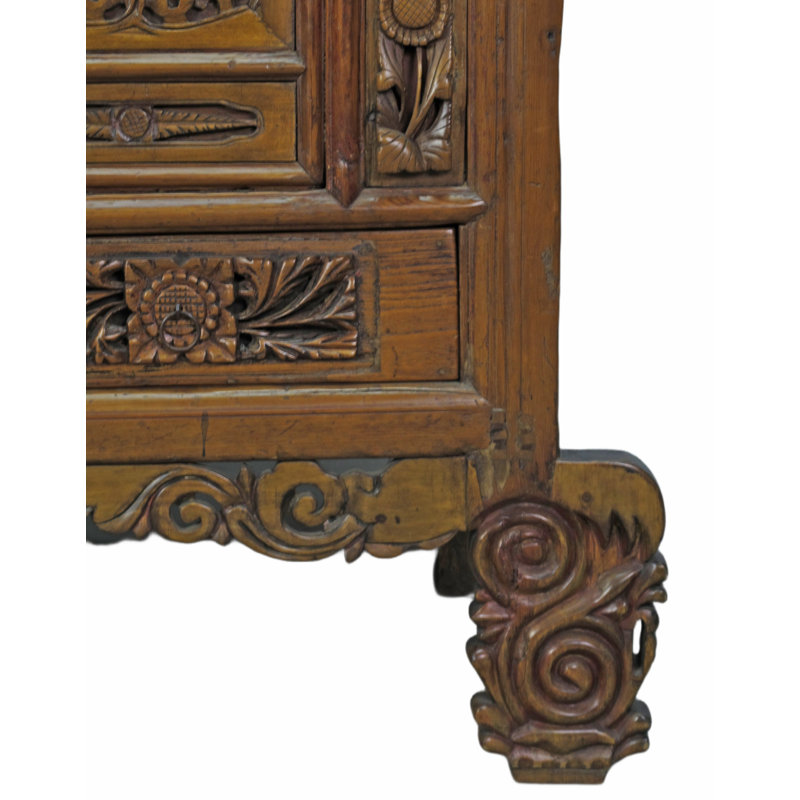 2 - Door Solid Wood Armoire