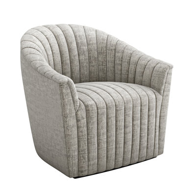 Channel Swivel Barrel Chair