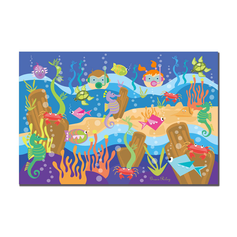 Art sur toiles subaquatique par riley