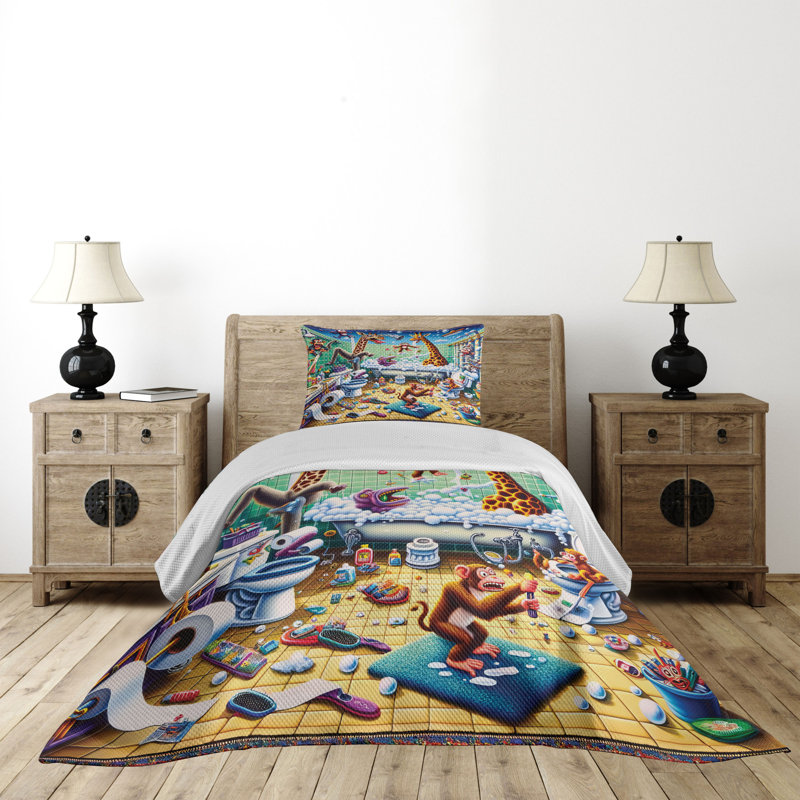 Polyester Coverlet, Twin Coverlet + 1 Standard Shams
