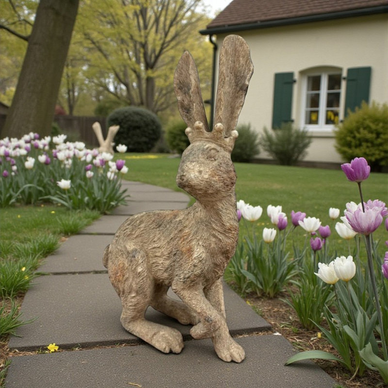 Figurine de lapin en résine Regal