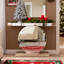 Mirrored Glass Console Table with Crystal Inlay