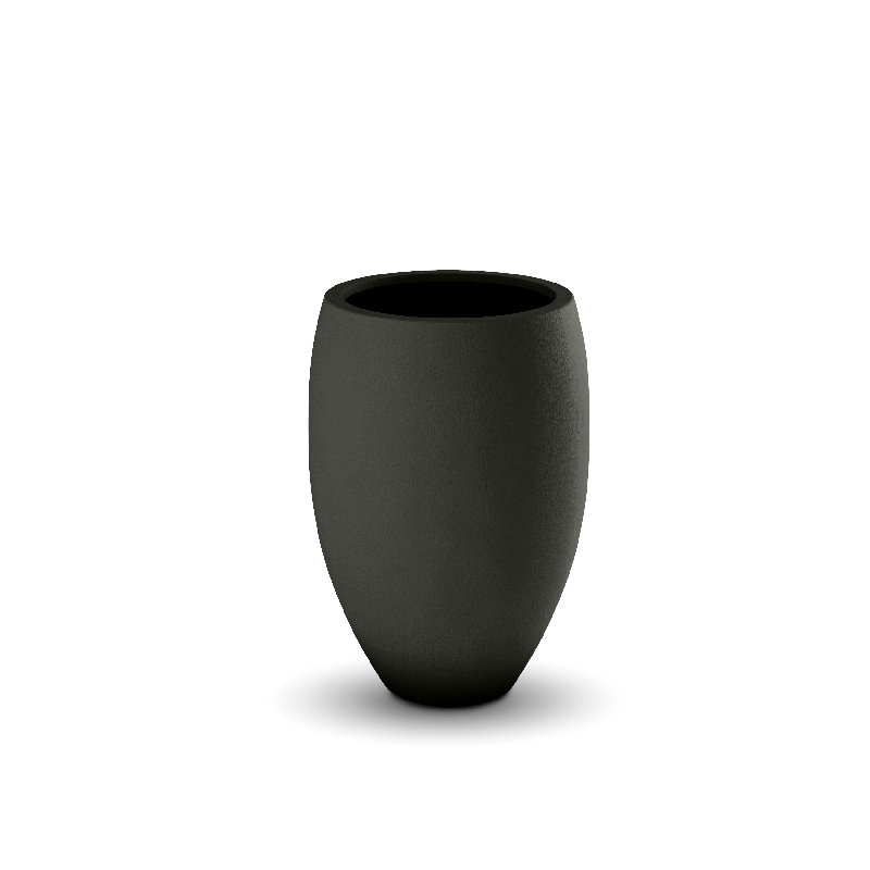 Brandy Concrete Planter, 23" H x 18" W x 18" D, French Gray