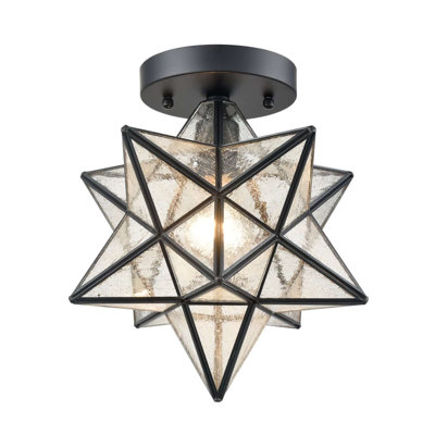 Daejah Glass Flush Mount