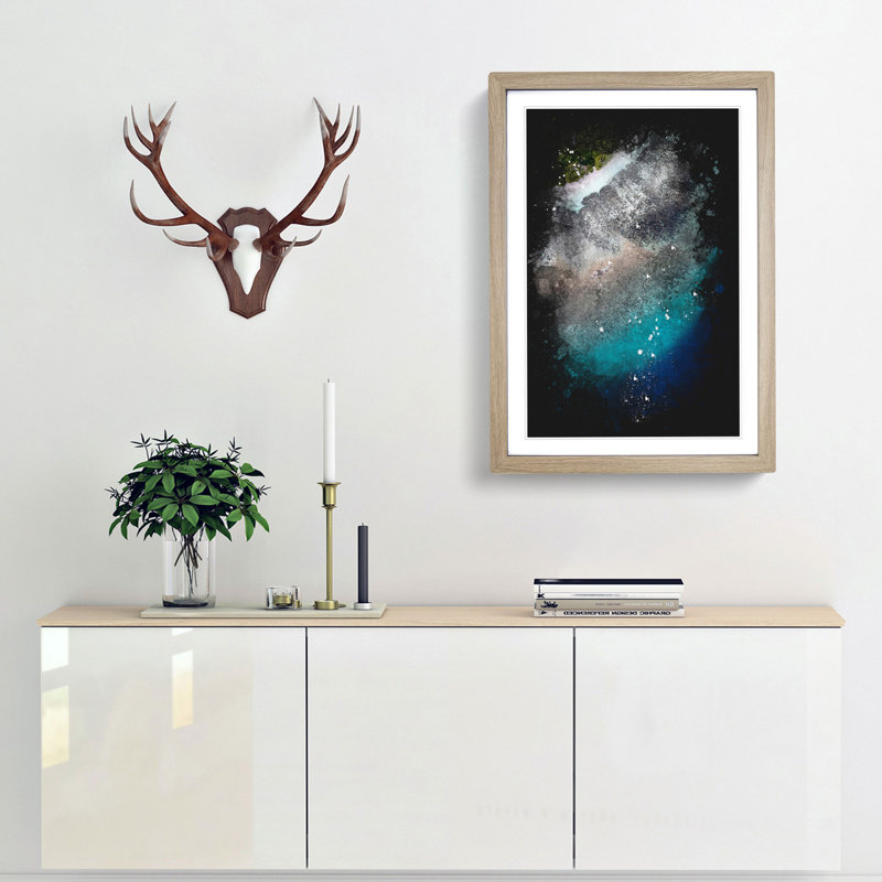 Adugovaa Magu in Kihaadhoo Maldives - Framed Print, Oak Framed, 87cm H x 62cm W x 2cm D
