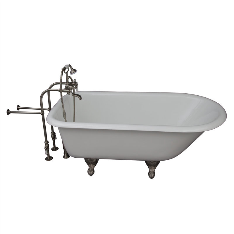 Baignoire de trempage sur pattes en fonte 68 po. X 30 po. Broork