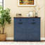 Armoire poubelle double inclinable Farmhouse Blue