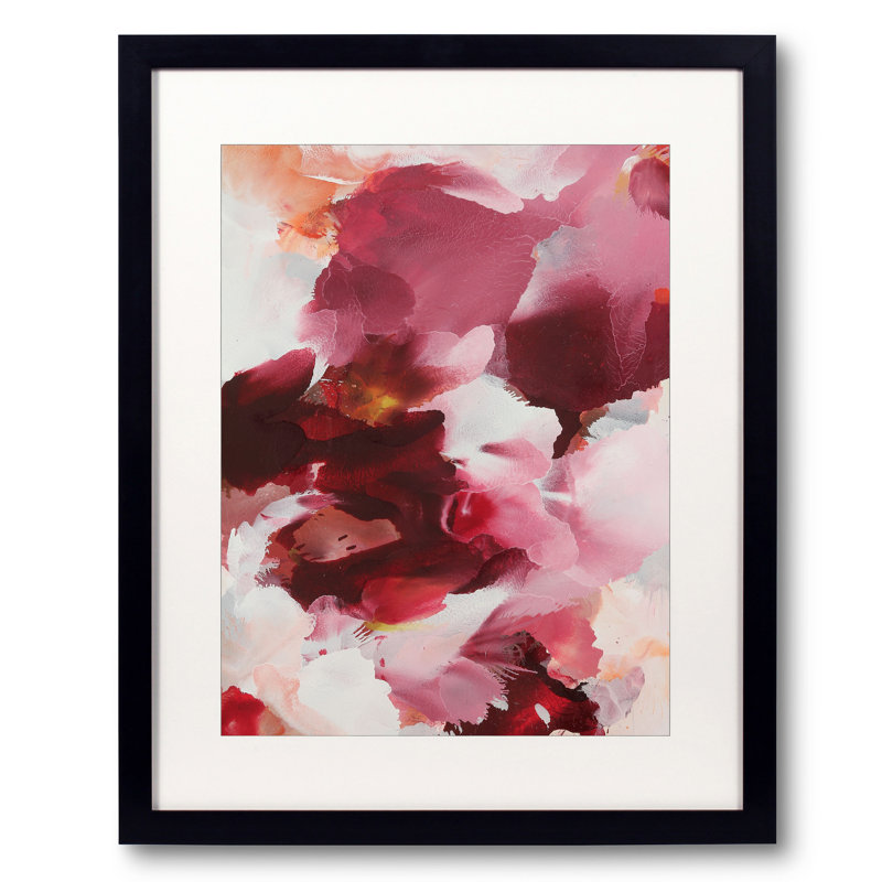 Crimson Charm 02 Print by Usha Shukla, 20" H x 16" W