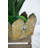 Set Of 3 Metal Planter Distressed