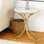 Petite table d'appoint avec structure en métal