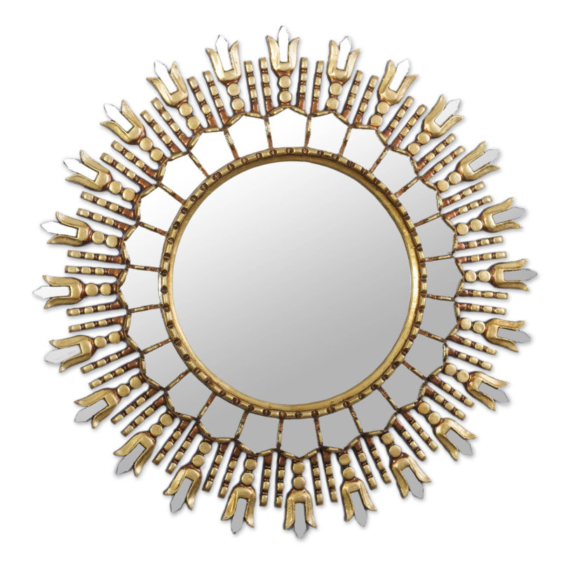Miroir mural NOVICA, 22,5 po x 22,5 po