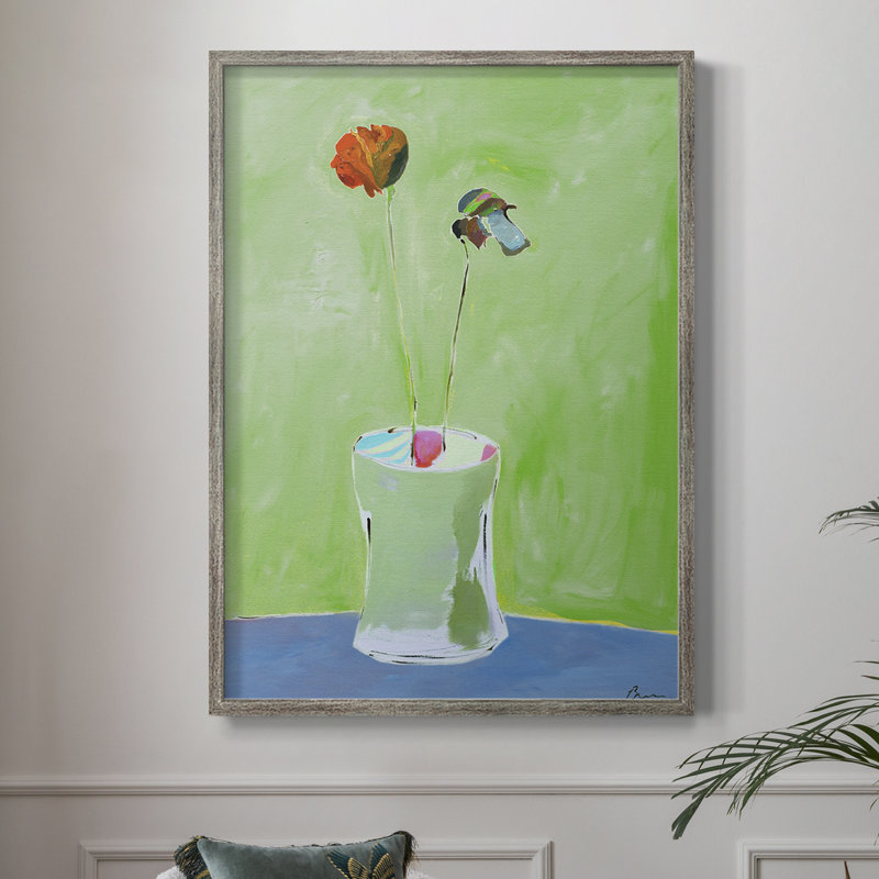 Green Day Framed Print - Solid Wood, 11" H x 9" W