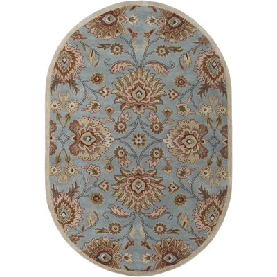 Tapis gris moyen en laine Arden