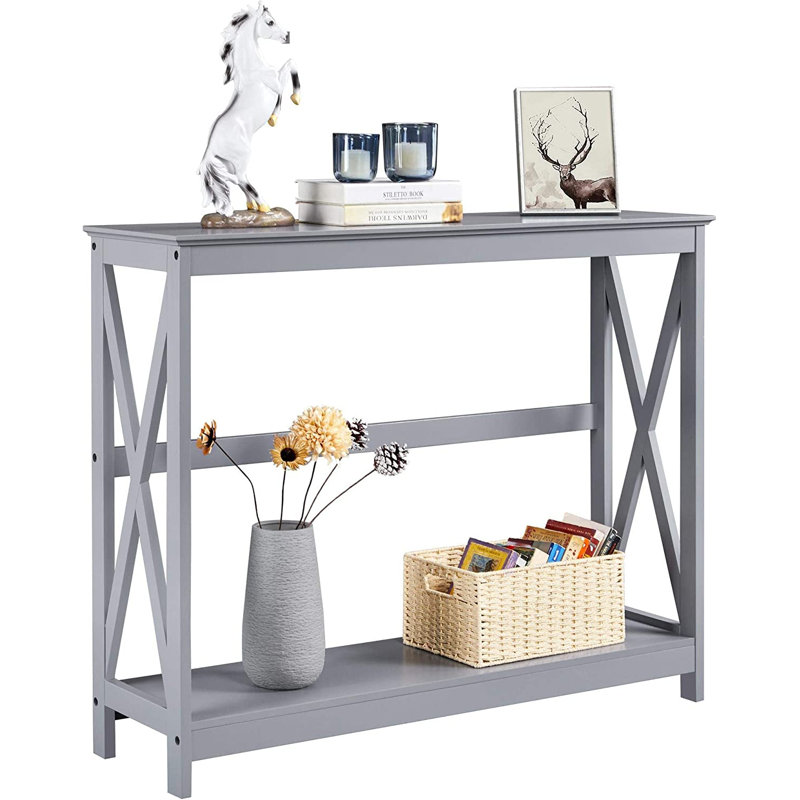 Theo 40'' Console Table, Grey