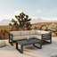 Avion 5 Piece Sectional Set - Black-1426329048-1414264034