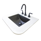 Cigno Widespread Bathroom Faucet with Drain Assembly