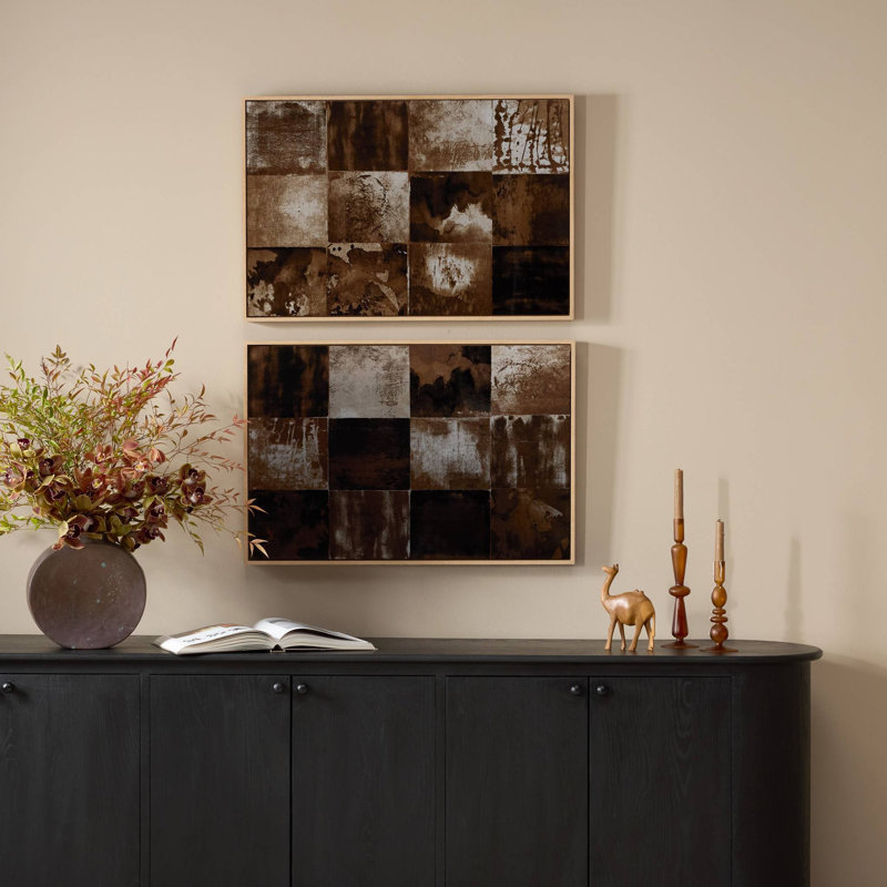 Rusted Diptych Set by Paul Duncan, 54.5" H x 40" W x 2" D