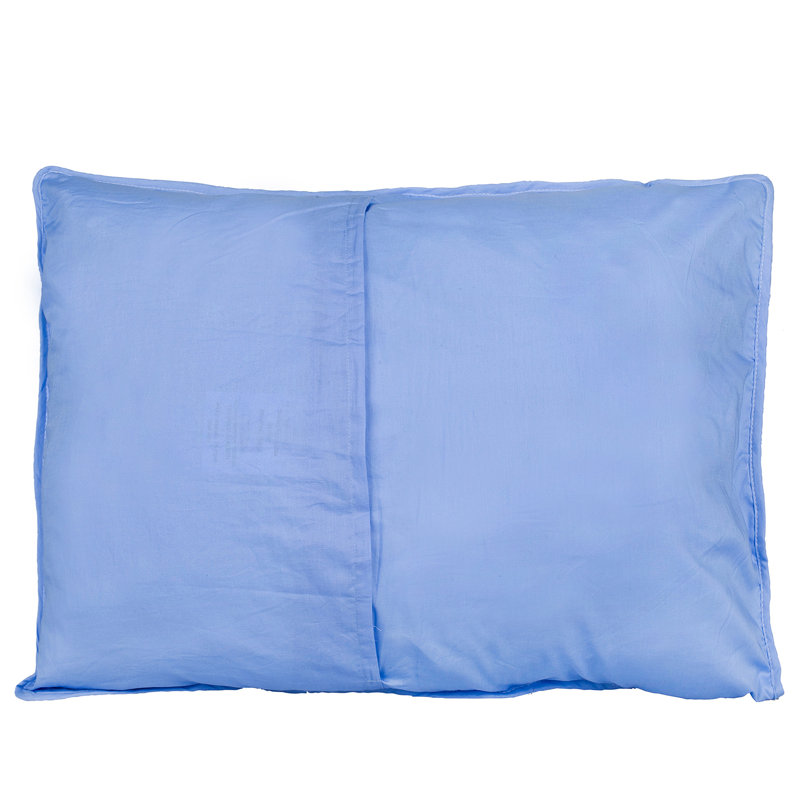 Blue Dinosaur Embroidered Cotton Standard Pillow Sham