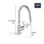Concetto™ Pull Down Single Handle Kitchen Faucet