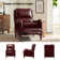 Ensemble de 2 fauteuils inclinables en cuir véritable 28,75 po Neliyah