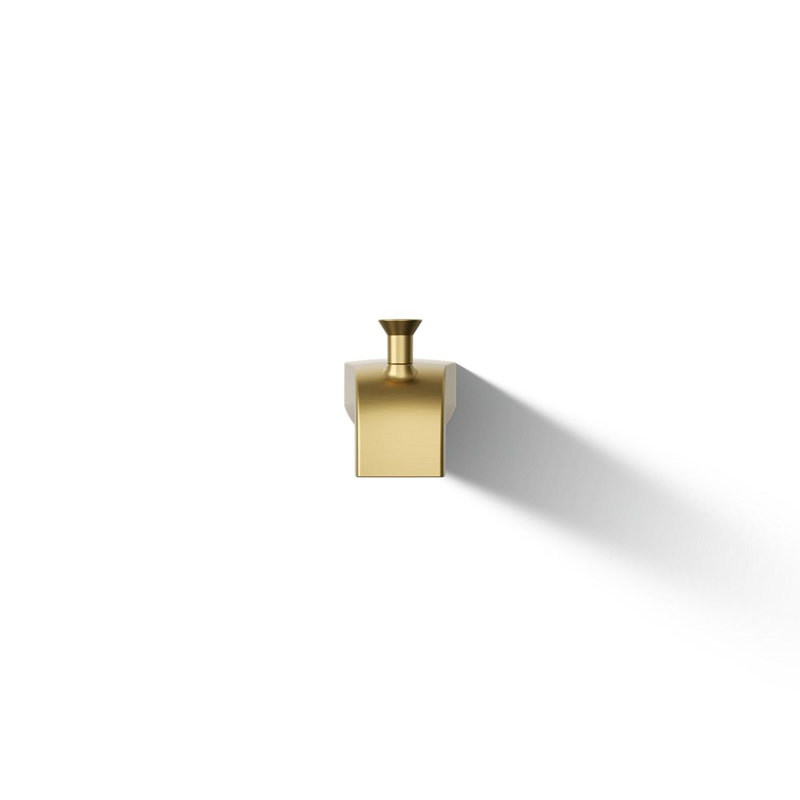 Pitch Wall-Mount Diverter Bath Spout, Vibrant Brushed Moderne Brass