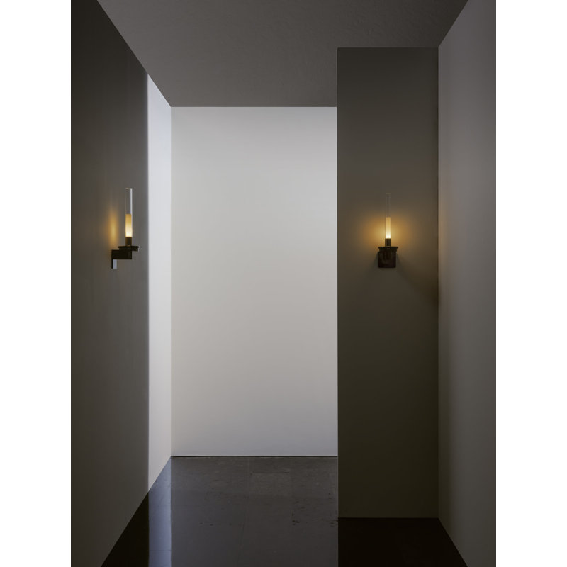 Iron LED Candle Wall Light