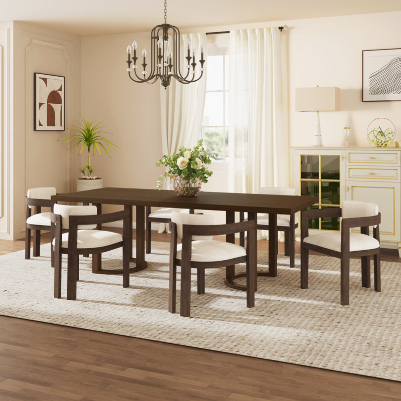 Brodi 7-Piece Dining Set, Walnut