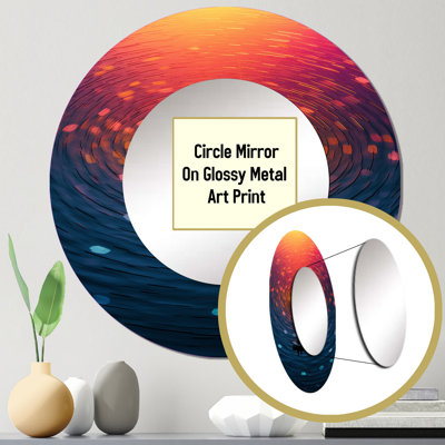 Katharyn Metal Round Mirror