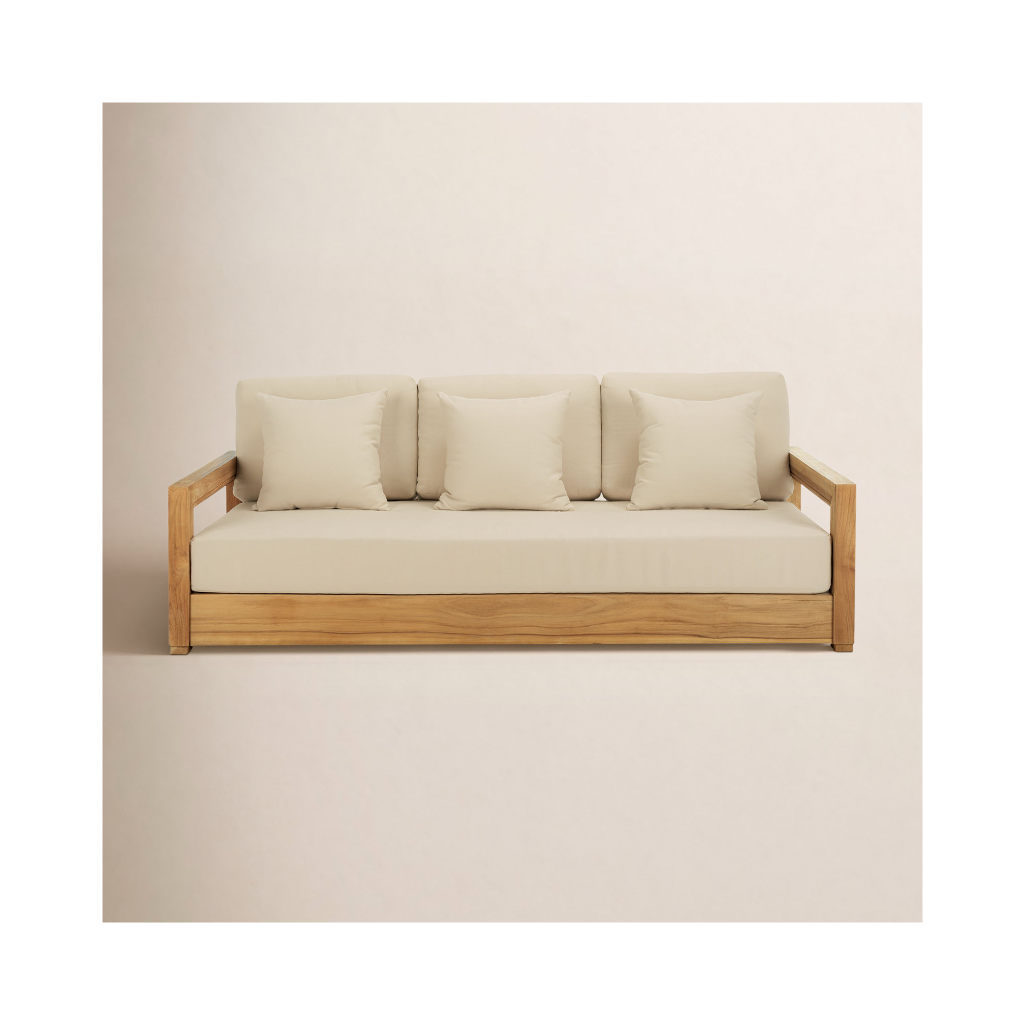Melrose Outdoor Cushion Cover, Beige