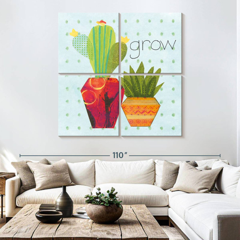 Harnek Southwest Cactus II, 74" H x 74" W